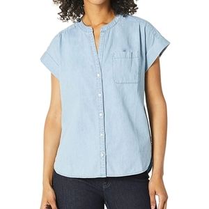 J Crew Mercantile Chambray Camp shirt, size small